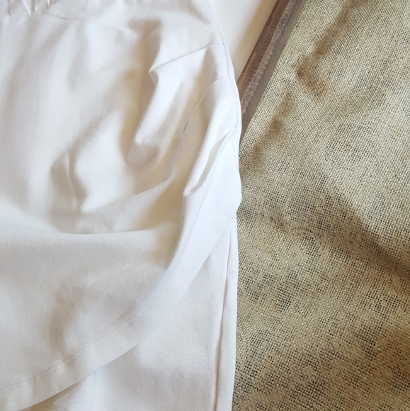 Deep Vneck white dress💐 - Picture 6 of 6